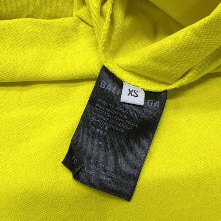 Balenciaga Balenciaga Yellow Graphic Loose Fit T-Shirt 0079 Size US XS / EU 42 / 0 - 5 Thumbnail