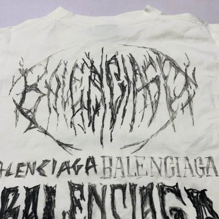 Balenciaga Balenciaga SS24 New Year Long Sleeve T-Shirt 0079 Size US S / EU 44-46 / 1 - 7 Thumbnail