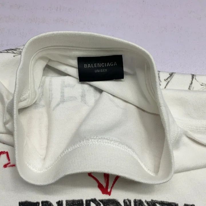 Balenciaga Balenciaga SS24 New Year Long Sleeve T-Shirt 0079 Size US S / EU 44-46 / 1 - 10 Thumbnail