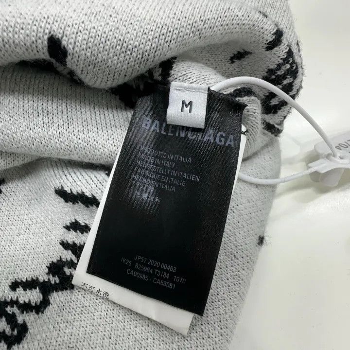 Balenciaga Balenciaga Logo Knit Pullover Sweater for Men 0079 Size US M / EU 48-50 / 2 - 4 Thumbnail