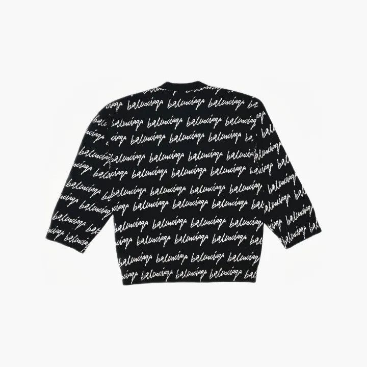 Balenciaga Balenciaga Logo Knit Pullover Sweater for Men 0079 Size US M / EU 48-50 / 2 - 3 Thumbnail