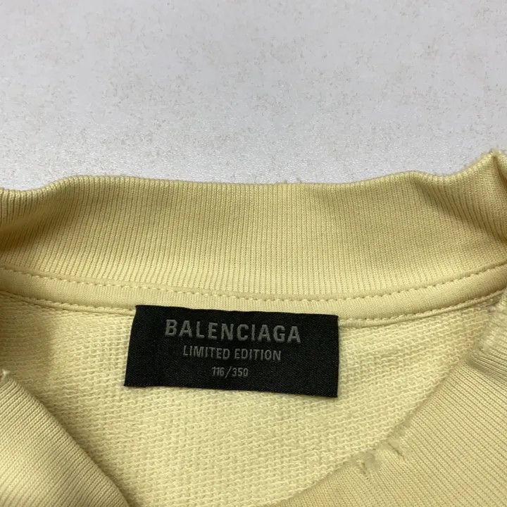 Balenciaga Balenciaga Vintage Logo Print Long Sleeve Sweatshirt 0079 Size US M / EU 48-50 / 2 - 3 Thumbnail