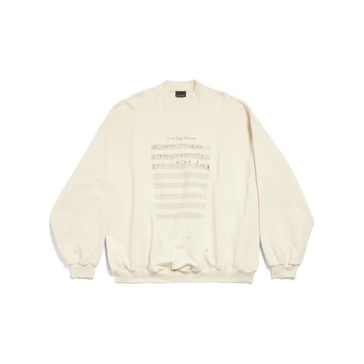 Balenciaga Balenciaga Vintage Logo Print Long Sleeve Sweatshirt 0079 Size US M / EU 48-50 / 2 - 2 Thumbnail