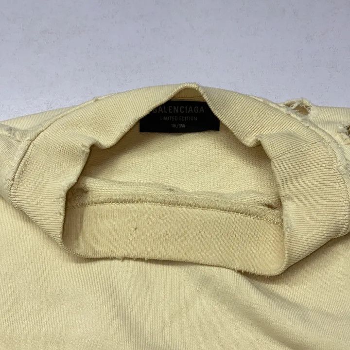 Balenciaga Balenciaga Vintage Logo Print Long Sleeve Sweatshirt 0079 Size US M / EU 48-50 / 2 - 7 Thumbnail