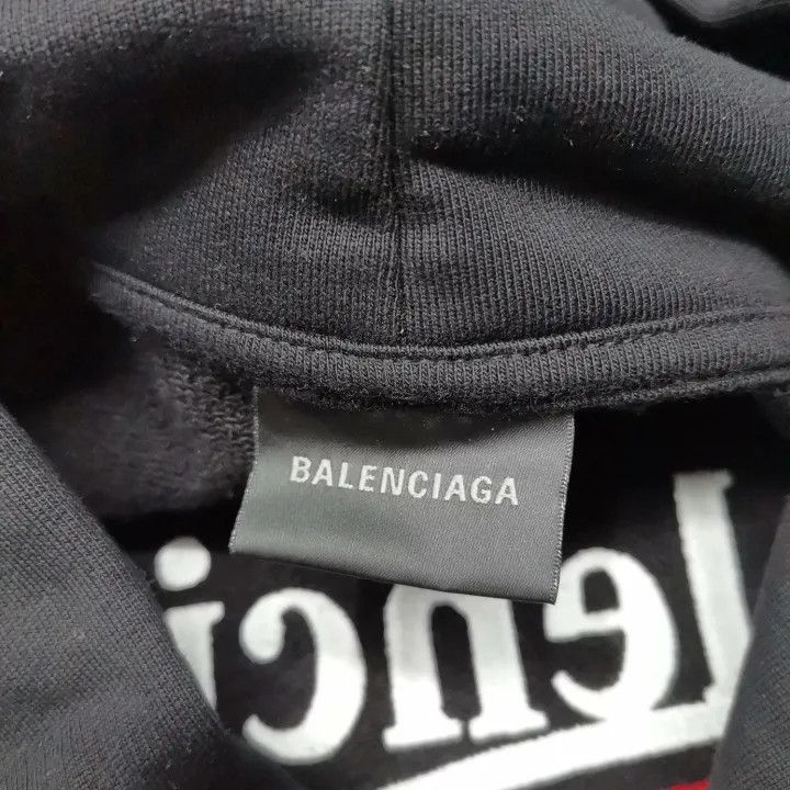 Balenciaga Balenciaga Political Campaign Black Hoodie 0079 Size US M / EU 48-50 / 2 - 4 Thumbnail