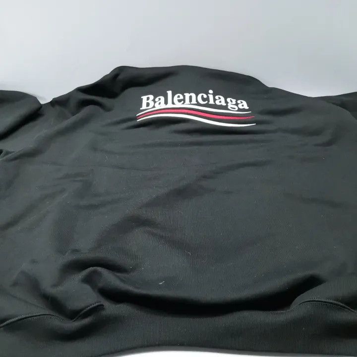 Balenciaga Balenciaga Political Campaign Black Hoodie 0079 Size US M / EU 48-50 / 2 - 11 Thumbnail