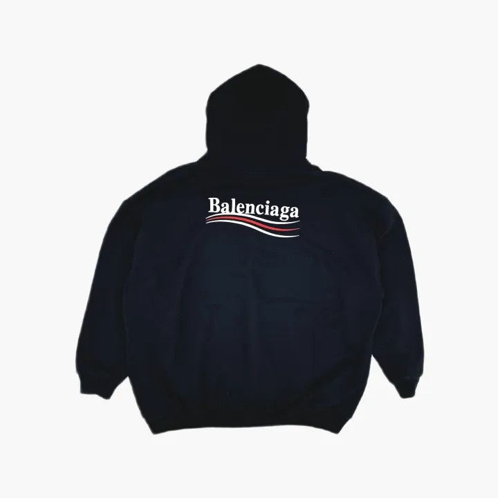 Balenciaga Balenciaga Political Campaign Black Hoodie 0079 Size US M / EU 48-50 / 2 - 3 Thumbnail