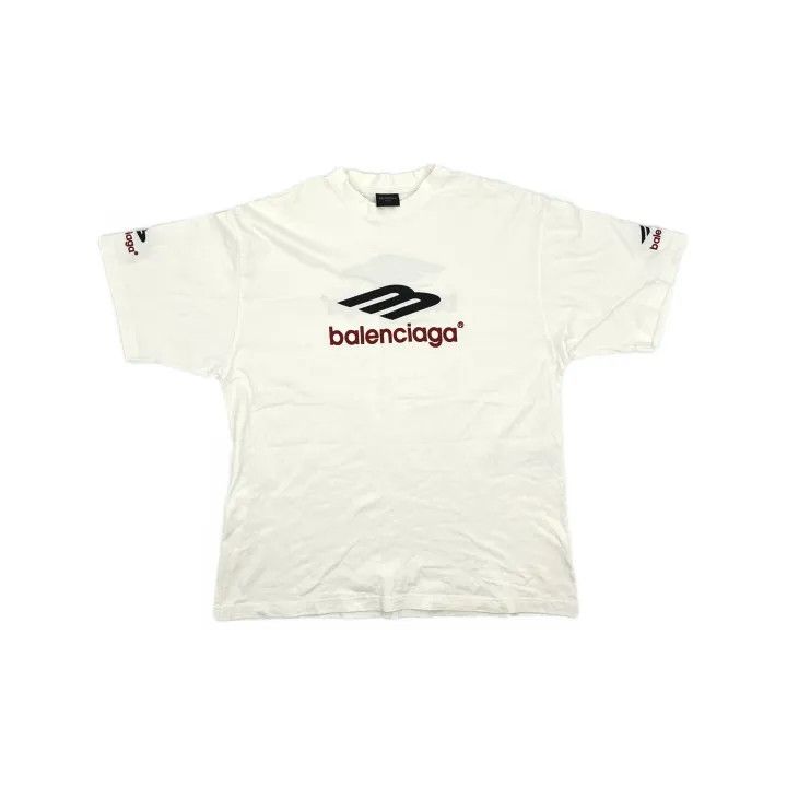 Balenciaga Balenciaga 3B Sports Icon Logo Short Sleeve Tee 0079 Size US M / EU 48-50 / 2 - 2 Thumbnail