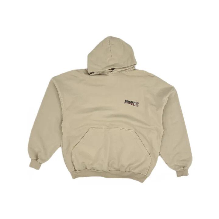 Balenciaga Balenciaga Logo Print Hooded Sweatshirt for Men 0079 Size US M / EU 48-50 / 2 - 2 Thumbnail