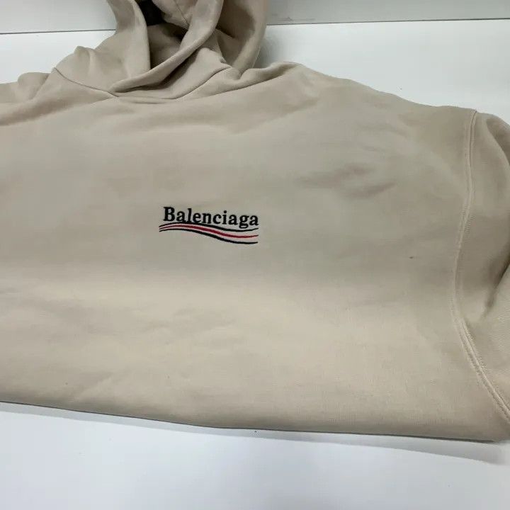 Balenciaga Balenciaga Logo Print Hooded Sweatshirt for Men 0079 Size US M / EU 48-50 / 2 - 7 Thumbnail
