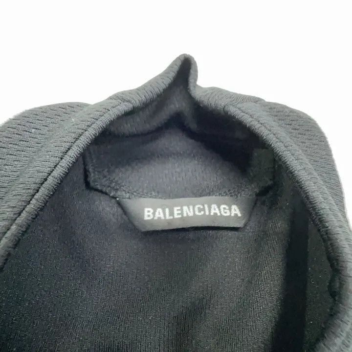 Balenciaga Balenciaga Black Graphic Short-Sleeve Football Shirt 0079 Size US L / EU 52-54 / 3 - 6 Thumbnail