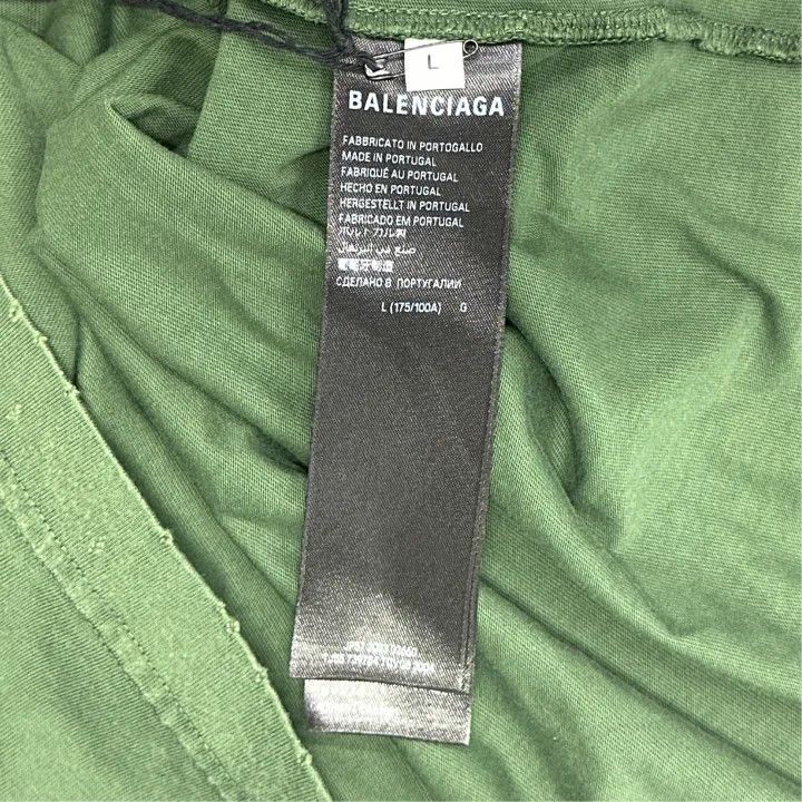 Balenciaga Balenciaga SS24 Logo Print Short Sleeve T-Shirt 0079 Size US L / EU 52-54 / 3 - 3 Thumbnail
