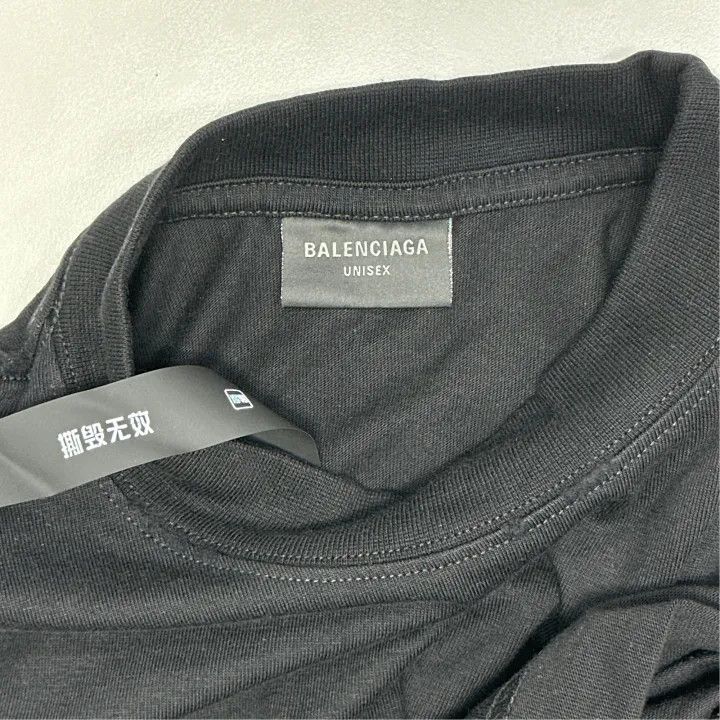 Balenciaga Balenciaga SS23 Logo Print Short Sleeve T-Shirt 0079 Size US XXS / EU 40 - 4 Thumbnail