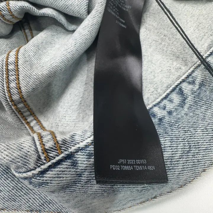 Balenciaga Balenciaga Blue Denim Long Sleeve Jacket 0079 Size US M / EU 48-50 / 2 - 3 Thumbnail