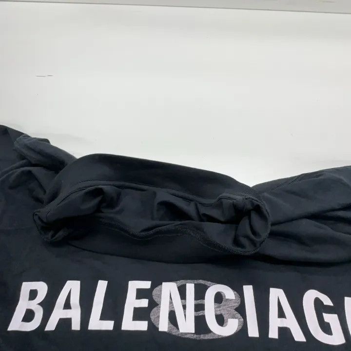 Balenciaga Balenciaga Logo Print Black Casual T-shirt 0079 Size US M / EU 48-50 / 2 - 7 Thumbnail