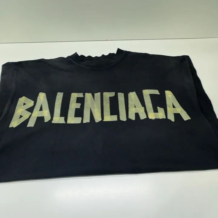 Balenciaga Balenciaga SS23 Monogram Logo Short Sleeve T-Shirt 0079 Size US S / EU 44-46 / 1 - 9 Thumbnail