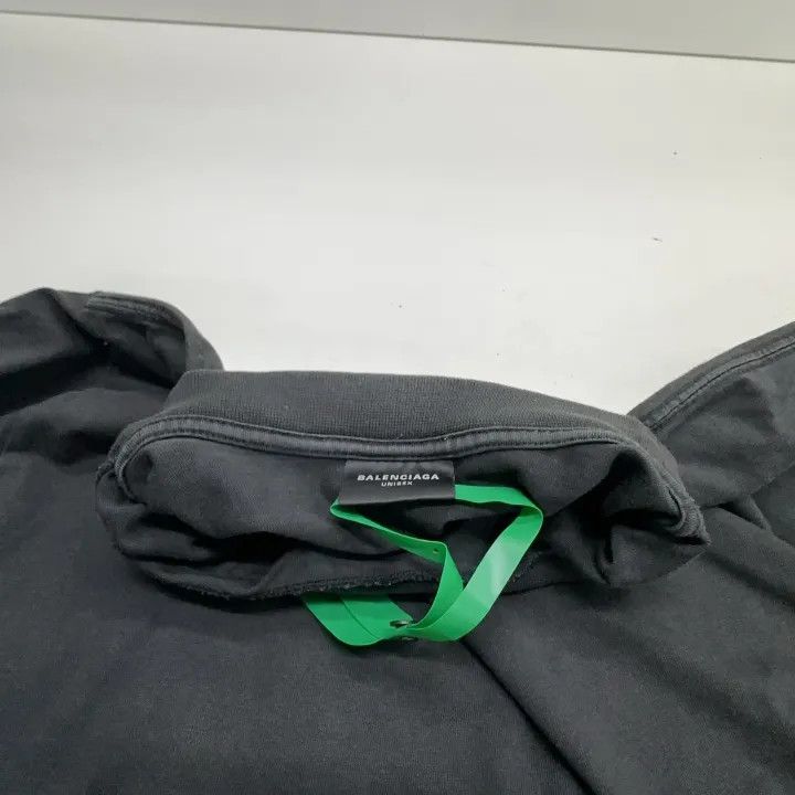 Balenciaga Balenciaga Black Logo Print Short Sleeve T-Shirt 0079 Size US S / EU 44-46 / 1 - 7 Thumbnail