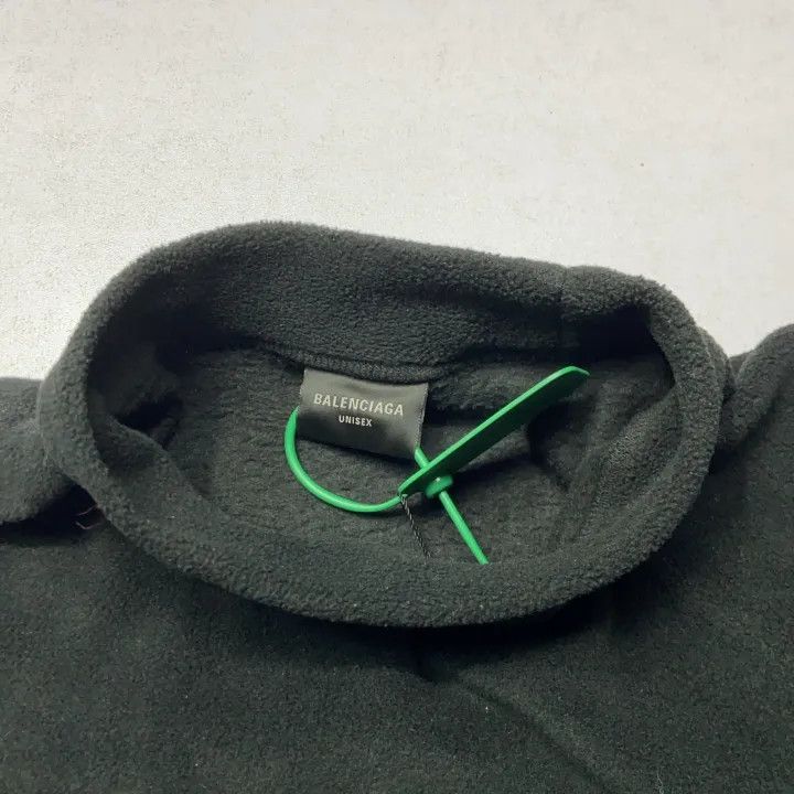 Balenciaga Balenciaga Black Embroidered Logo Sweatshirt 0079 Size US S / EU 44-46 / 1 - 10 Thumbnail