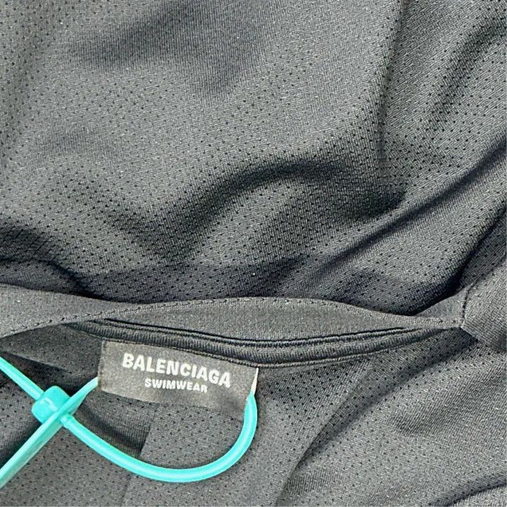 Balenciaga Balenciaga Black Logo Graphic Short Sleeve T-Shirt 0079 Size US M / EU 48-50 / 2 - 4 Thumbnail
