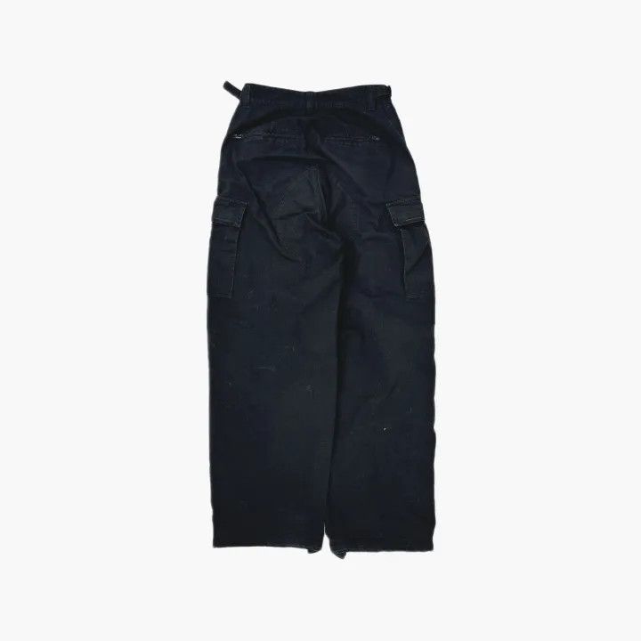 Balenciaga Balenciaga Black Raw Low Waist Cargo Pants 0079 Size US 44 / EU 60 - 3 Thumbnail