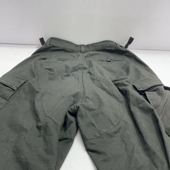 Balenciaga Balenciaga Black Raw Low Waist Cargo Pants 0079 Size US 44 / EU 60 - 6 Thumbnail
