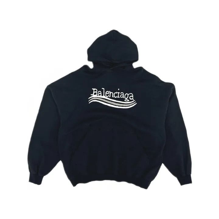 Balenciaga Balenciaga Signature Logo Print Hoodie 0079 Size US M / EU 48-50 / 2 - 2 Thumbnail