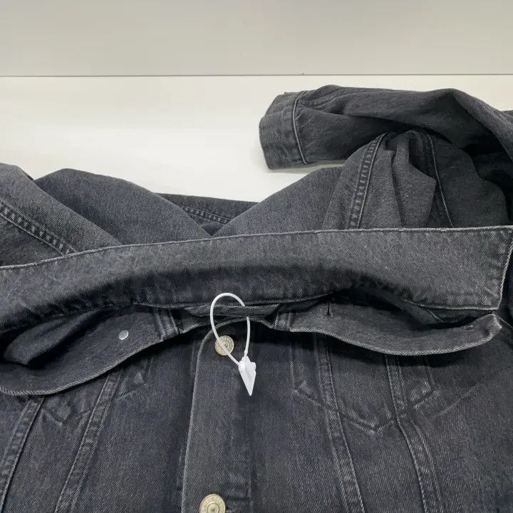 Balenciaga Balenciaga SS22 Tiger Logo Denim Jacket 0079 Size US M / EU 48-50 / 2 - 10 Thumbnail