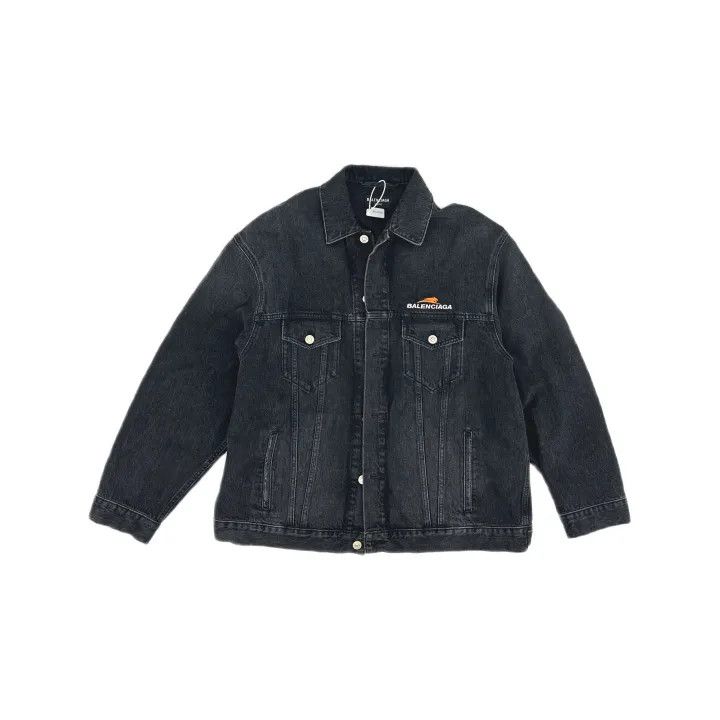 Balenciaga Balenciaga SS22 Tiger Logo Denim Jacket 0079 Size US M / EU 48-50 / 2 - 2 Thumbnail