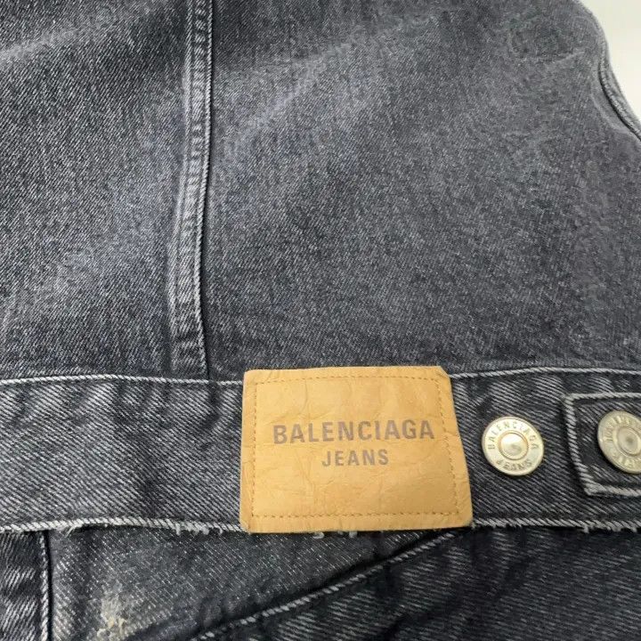 Balenciaga Balenciaga SS22 Tiger Logo Denim Jacket 0079 Size US M / EU 48-50 / 2 - 11 Thumbnail
