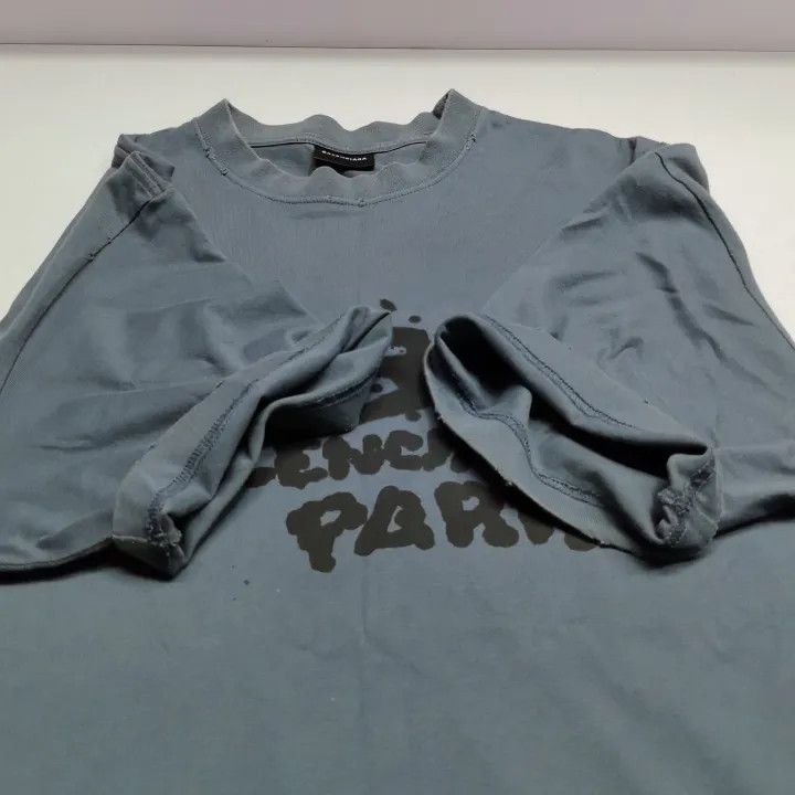 Balenciaga Balenciaga Hand Drawn BB Icon Short Sleeve T-Shirt 0079 Size US XS / EU 42 / 0 - 9 Thumbnail
