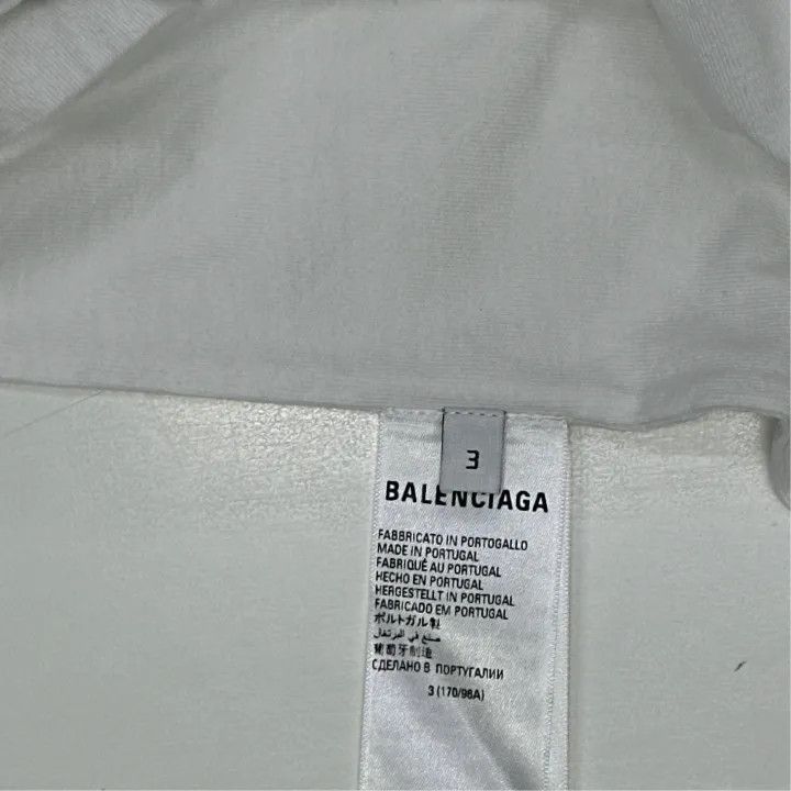 Balenciaga Balenciaga x Adidas Logo Embroidered T-Shirt 0079 Size US M / EU 48-50 / 2 - 3 Thumbnail