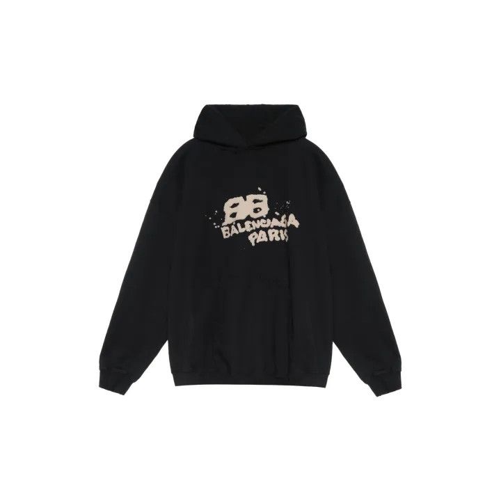 Balenciaga Balenciaga Logo Print Hoodie for Men 0079 Size US S / EU 44-46 / 1 - 2 Thumbnail