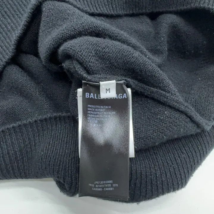 Balenciaga Balenciaga Iconic Black Long Sleeve Sweater 0079 Size US M / EU 48-50 / 2 - 4 Thumbnail