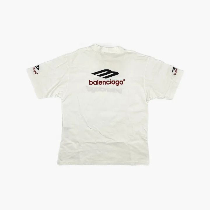 Balenciaga Balenciaga 3B Sports Icon Logo Embroidered T-Shirt 0079 Size US M / EU 48-50 / 2 - 3 Thumbnail