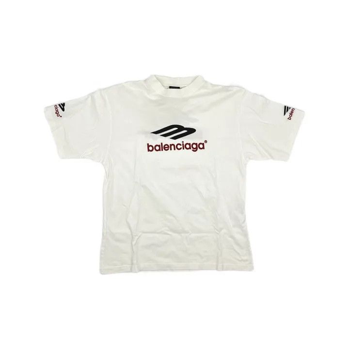 Balenciaga Balenciaga 3B Sports Icon Logo Embroidered T-Shirt 0079 Size US M / EU 48-50 / 2 - 2 Thumbnail