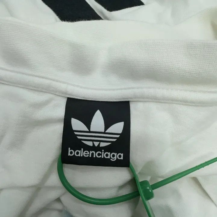 Balenciaga Balenciaga x Adidas Logo Short Sleeve T-Shirt 0079 Size US L / EU 52-54 / 3 - 4 Thumbnail