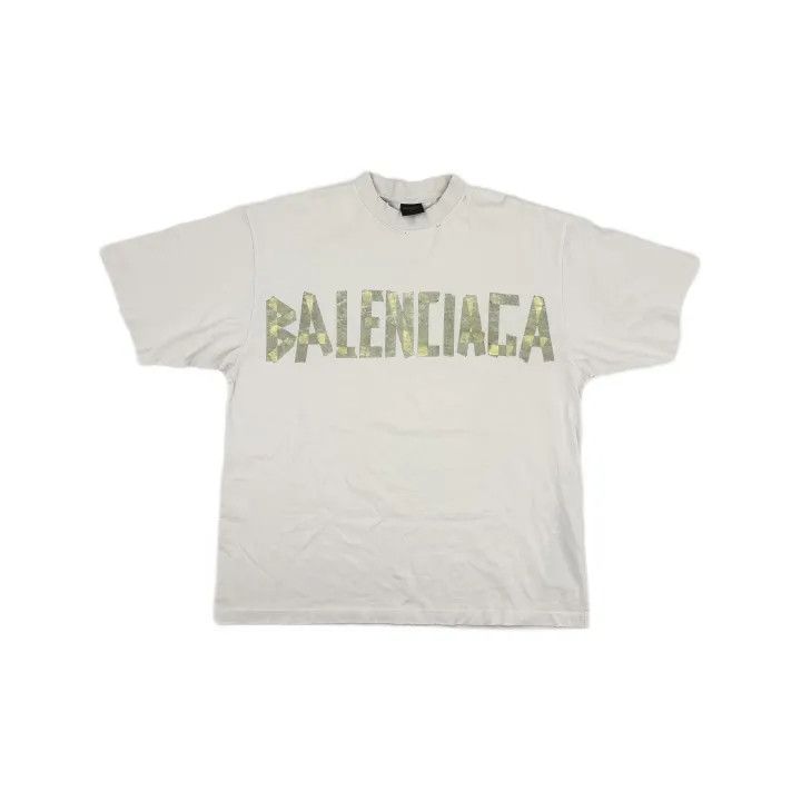 Balenciaga Balenciaga Printed Short Sleeve T-Shirt 0079 Size US XL / EU 56 / 4 - 2 Thumbnail