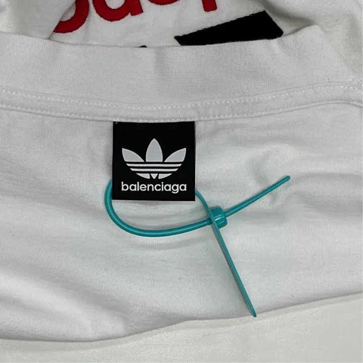 Balenciaga Balenciaga x Adidas Embroidered Logo T-Shirt 0079 Size US M / EU 48-50 / 2 - 4 Thumbnail