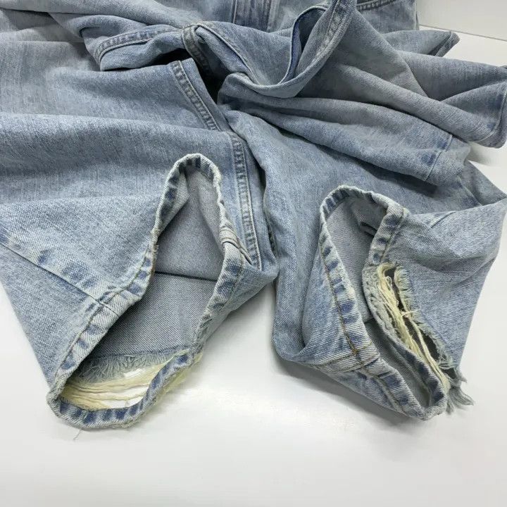 Balenciaga Balenciaga Men's Blue Zipper Pocket Denim Pants 0079 Size US 31 - 10 Thumbnail