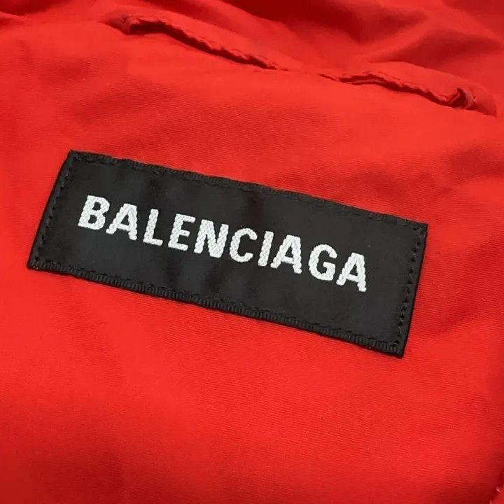 Balenciaga Balenciaga Red Logo Zip Jacket for Men 0079 Size US L / EU 52-54 / 3 - 5 Thumbnail
