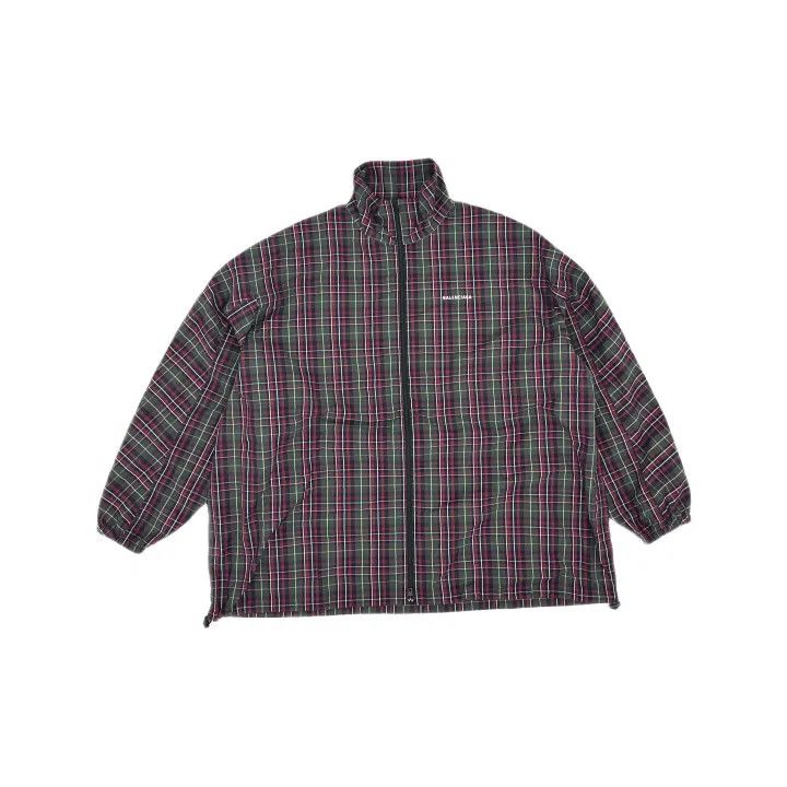 Balenciaga Balenciaga Plaid Zip-Up Jacket for Men 0079 Size US L / EU 52-54 / 3 - 2 Thumbnail
