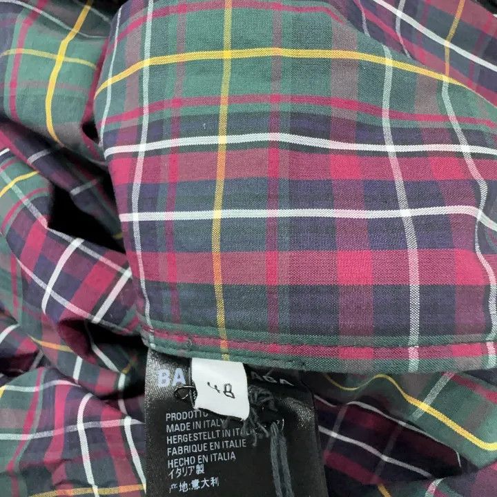 Balenciaga Balenciaga Plaid Zip-Up Jacket for Men 0079 Size US L / EU 52-54 / 3 - 6 Thumbnail