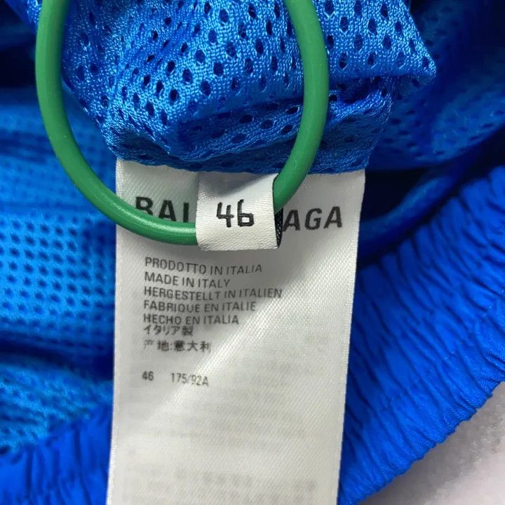 Balenciaga Balenciaga Blue Nylon Sports Jacket FW21 0079 Size US XL / EU 56 / 4 - 2 Thumbnail