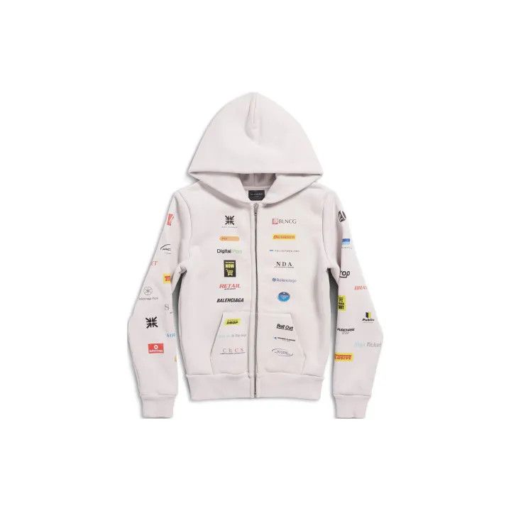 Balenciaga Balenciaga SS24 Logo Printed Hoodie 0079 Size US S / EU 44-46 / 1 - 2 Thumbnail