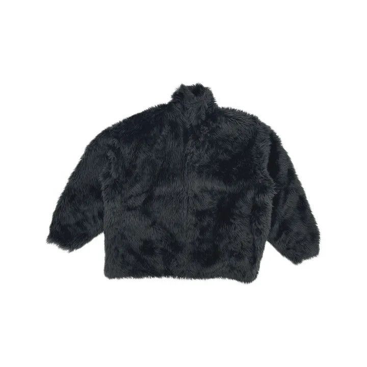 Balenciaga Balenciaga Black Plush Stand Collar Jacket 0079 Size US L / EU 52-54 / 3 - 2 Thumbnail