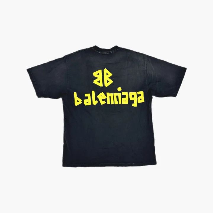 Balenciaga Balenciaga SS23 BB Monogram Logo T-Shirt 0079 Size US L / EU 52-54 / 3 - 3 Thumbnail