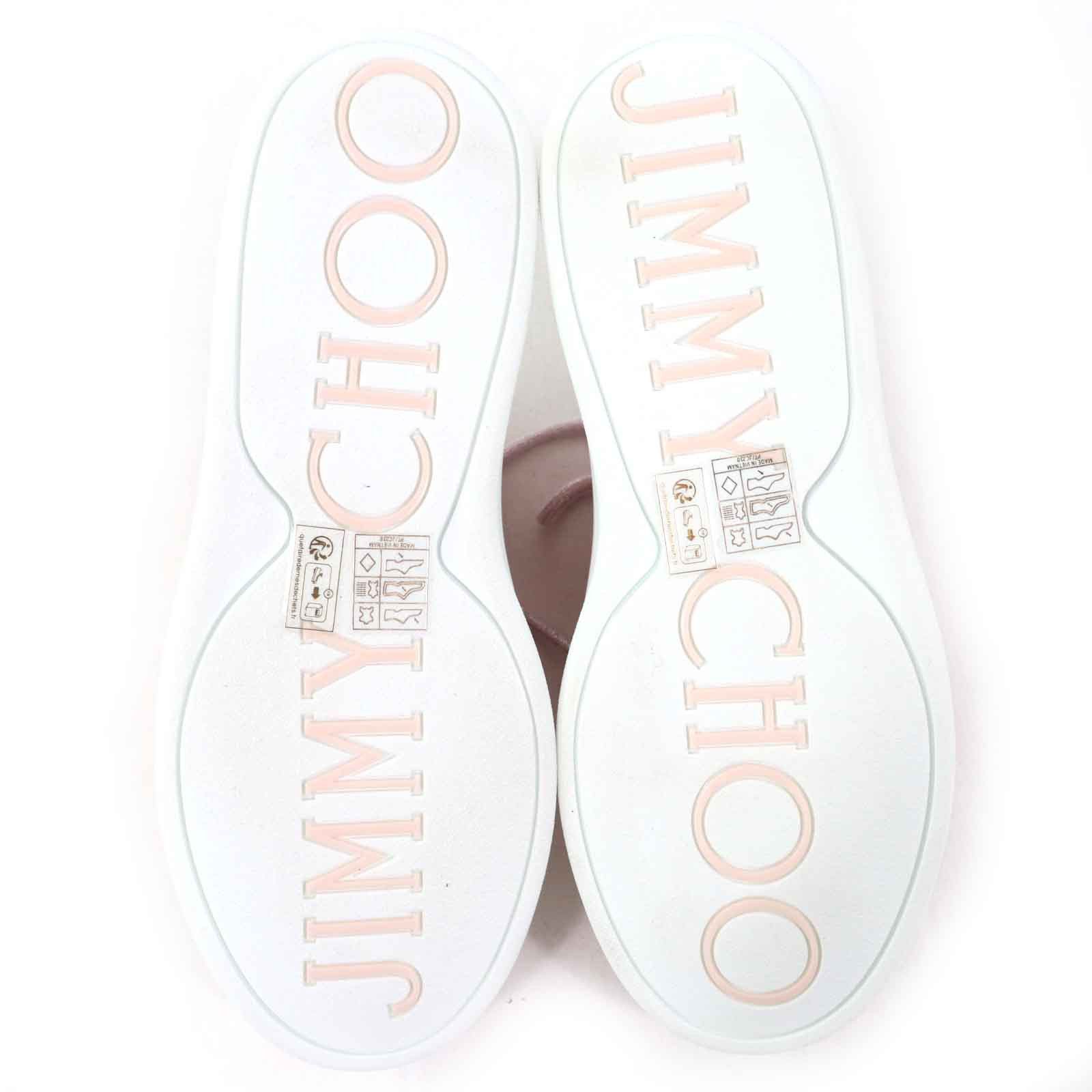 Jimmy Choo Jimmy Choo Jimmy Choo Antibes Leather Sneakers Leather Shoes DUTY FREE for USA Size ONE SIZE - 8 Thumbnail