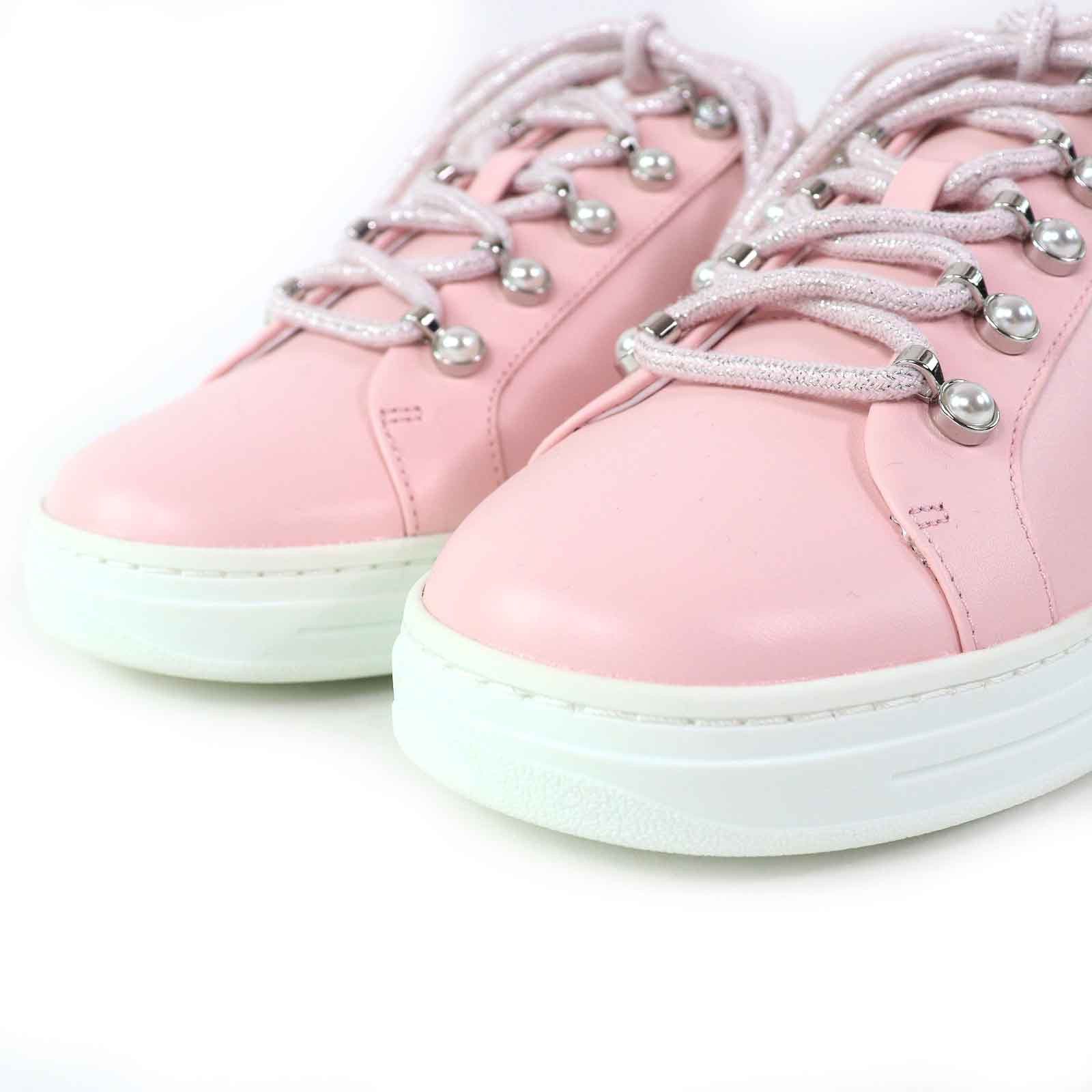Jimmy Choo Jimmy Choo Jimmy Choo Antibes Leather Sneakers Leather Shoes DUTY FREE for USA Size ONE SIZE - 5 Thumbnail