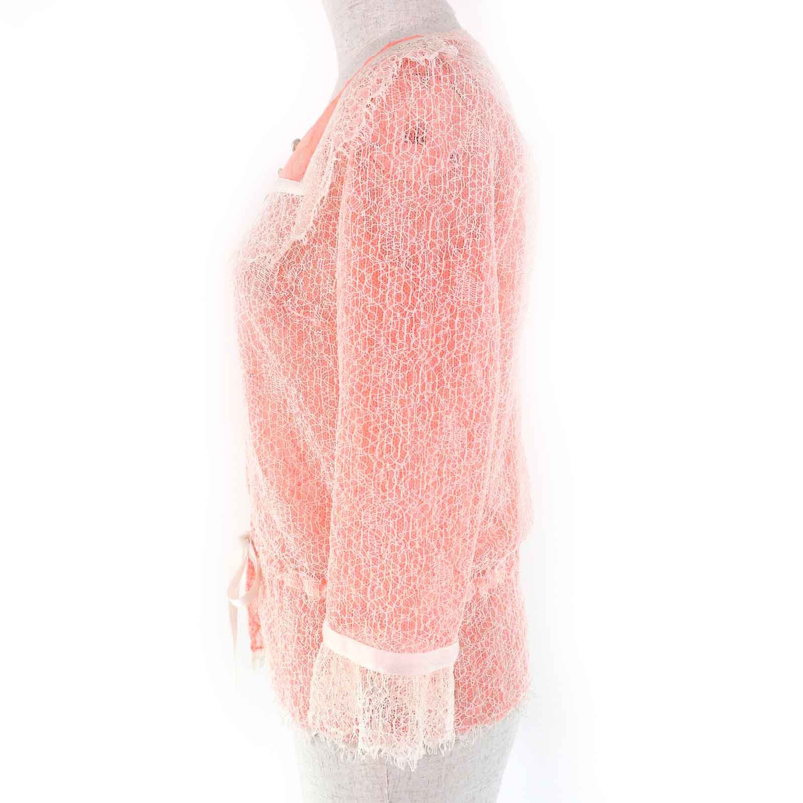 Chanel Chanel Chanel COCO Mark Cardigan Cotton Cardigan Cotton Tops P38256 Size ONE SIZE - 2 Thumbnail