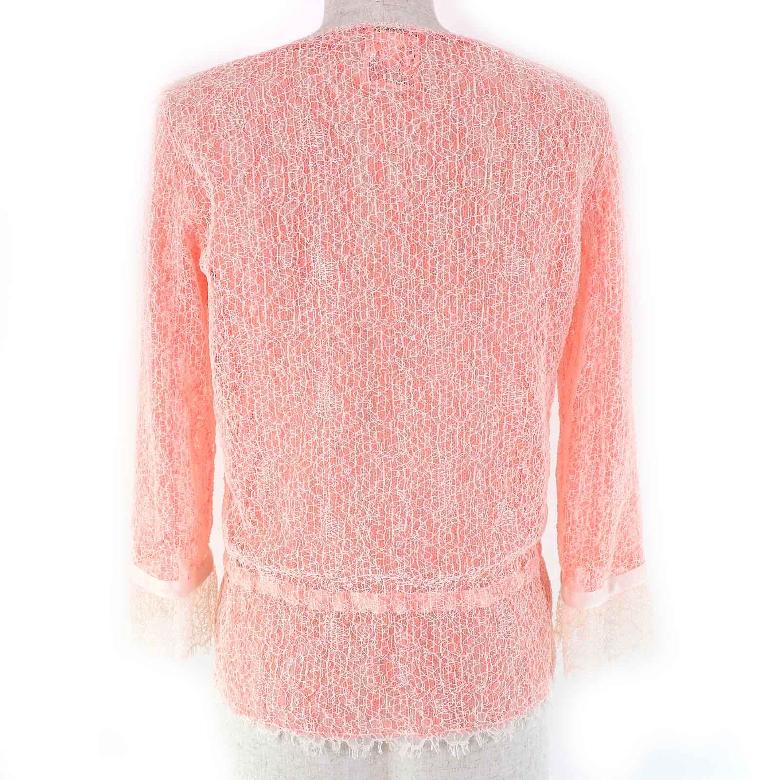 Chanel Chanel Chanel COCO Mark Cardigan Cotton Cardigan Cotton Tops P38256 Size ONE SIZE - 3 Thumbnail
